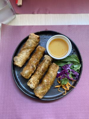 Spring rolls  at Vietnam Street Food in Athens