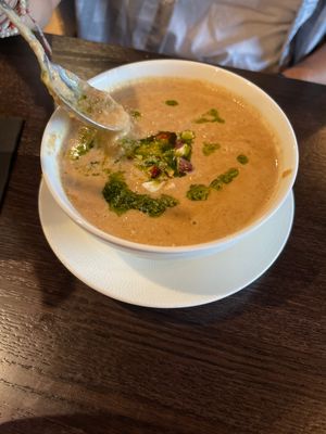 Cauliflower soup   at State Hill Craft Cocktails & Kitchen in Reading