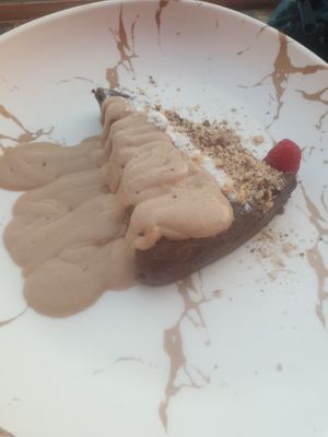 Raw vegan dessert at Fairytale in Athens