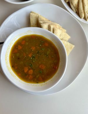 Lentil soup   at Zullee in Spokane