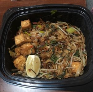 Yasai pad thai   at Wagamama - Khalifa city in Abu Dhabi