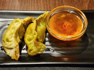 Gyosa vegetarian at Ramen Bambu in Porto