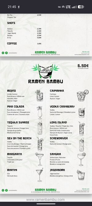  at Ramen Bambu in Porto