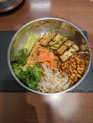 Dry ramen at Ramen Bambu in Porto