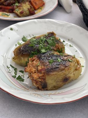 Crushed peppers  at Corner Of Bazaar in Gjirokaster