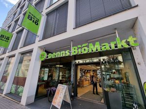 Entrance at Denns BioMarkt in Koblenz