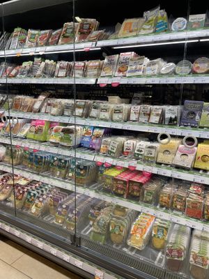 A lot of tofu  at Denns BioMarkt in Koblenz