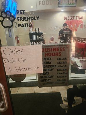  at Desert Thai in Cathedral City