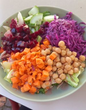 build your own bowl 9,90€ (can add special/more ingredients for extra cost) at Kaspar Schmauser in Leipzig