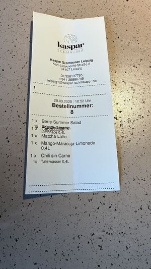   at Kaspar Schmauser in Leipzig