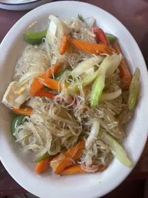 Sue’s glass noodles with steamed Tofu  at Sue's Thai Cuisine & Noodle Bar in East Stroudsburg