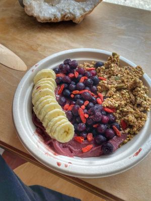 Açai bowl   at The Sprout Kitchen    in St Augustine