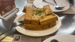 vinegared tofu  at North Park - SM North in Quezon City