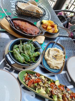 Mixed tapas selection at Deli Nene Restaurant & Cocktail Bar in Beckenham