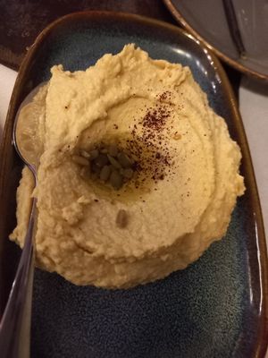Hummus at Deli Nene Restaurant & Cocktail Bar in Beckenham