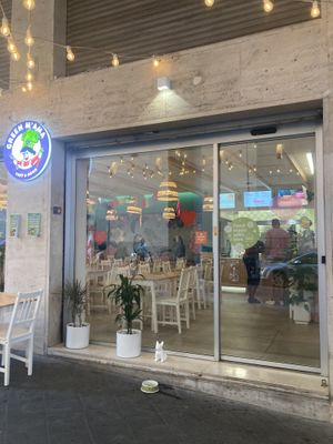 Outside   at Green M'ama in Naples