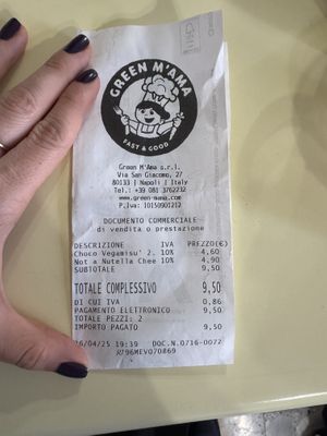   at Green M'ama in Naples