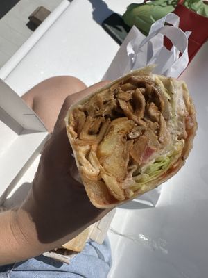 Kebab wrap (10/10)  at Green M'ama in Naples