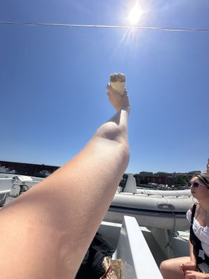 Kebab wrap ritual  at Green M'ama in Naples