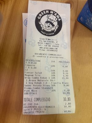   at Green M'ama in Naples