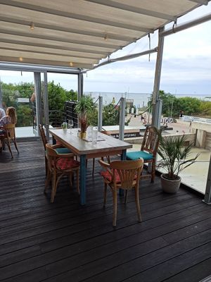 Tarrace with the view at Restauracja Nowa Jastarnia in Jastarnia