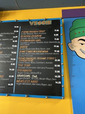 They can veganize some of the vegetarian sandos   at Ike's in Salinas