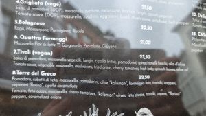 One vegan option on menu at Casa Di Kaspi in Bruges