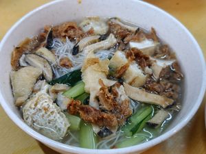 bee hoon soup at Chen Ee Vegetarian Food 正一素食 in Ipoh