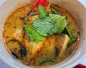 Curry Yong Tau Foo at Chen Ee Vegetarian Food 正一素食 in Ipoh