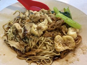 Vegetarian Won Ton Mee  at Chen Ee Vegetarian Food 正一素食 in Ipoh
