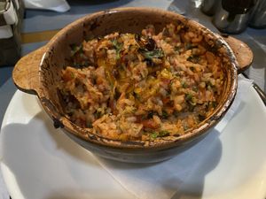 Stuffed peppers   at Zonja Gjene in Berat