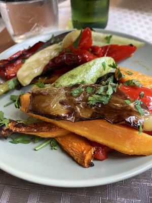 Baked veggies   at Zonja Gjene in Berat