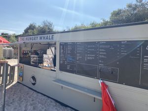 The look outside   at The Hungry Whale in Jersey