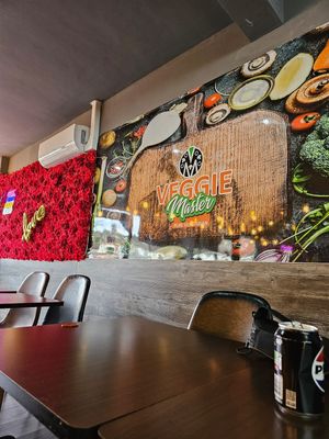 Seating at Veggie Master in Birmingham