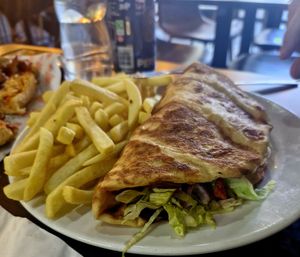 Tandoori kebab meal deal at Veggie Master in Birmingham