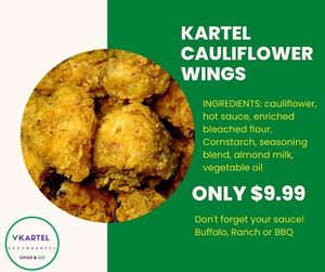 Crispy and delicious   at Vegan Kartel in Newport News