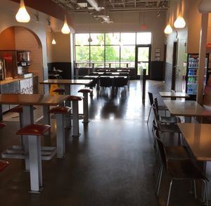 Interior July 2023 at Naf Naf Grill in Eden Prairie