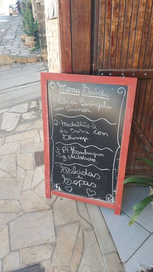Menu saúde at Natural Robles in Sao Thome Das Letras