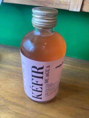 Vegan "kefir"  at Bio Deli in Lima