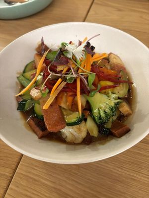 'Pork Belly' dish at Khu Khu Milford in Milford