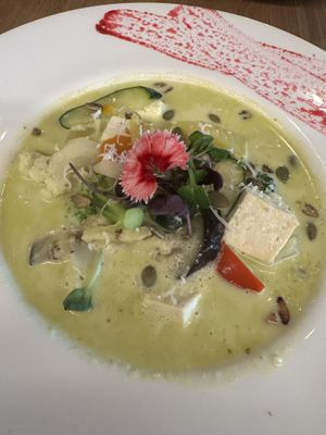 Thai green curryy  at Khu Khu Milford in Milford