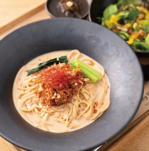 Vegan tantan style ramen
Photocredit: bemyflora_kitchen on IG at be my flora kitchen in Tokyo