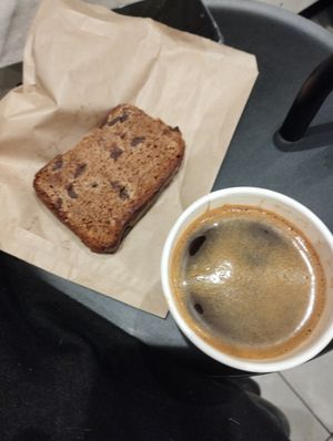 Banana chocolate bread vegan at Blank Street Coffee - Ludgate Circus in London
