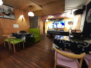 Restaurant dining area at Yún Shān Zhī Jùn 雲山之菌 in Dali