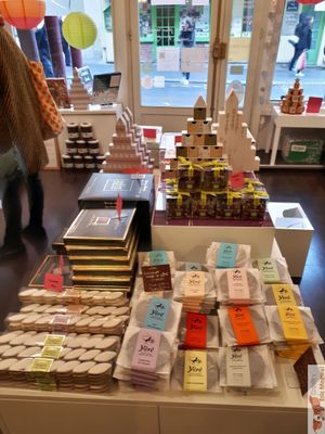 Various choices at ChocoLATITUDES in Paris