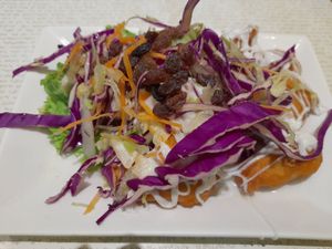 Fried mock prawn with mayo at Vegetarian Express Cafe in Northeast Singapore