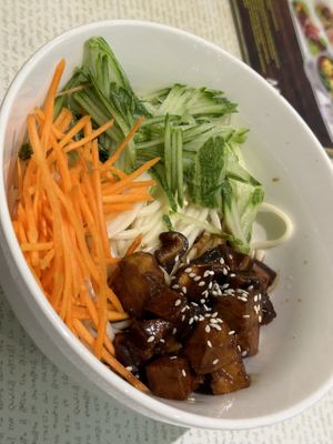 Korean Jjajang noodle   at Vegetarian Express Cafe in Northeast Singapore