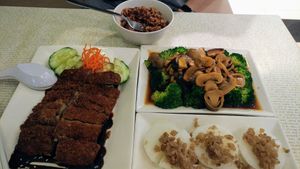  at Vegetarian Express Cafe in Northeast Singapore