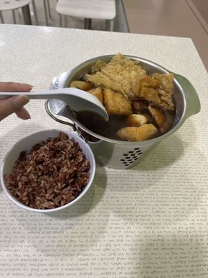   at Vegetarian Express Cafe in Northeast Singapore