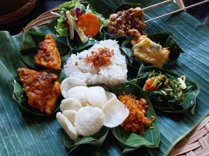 Nasi campur at Adi Warung in Ubud